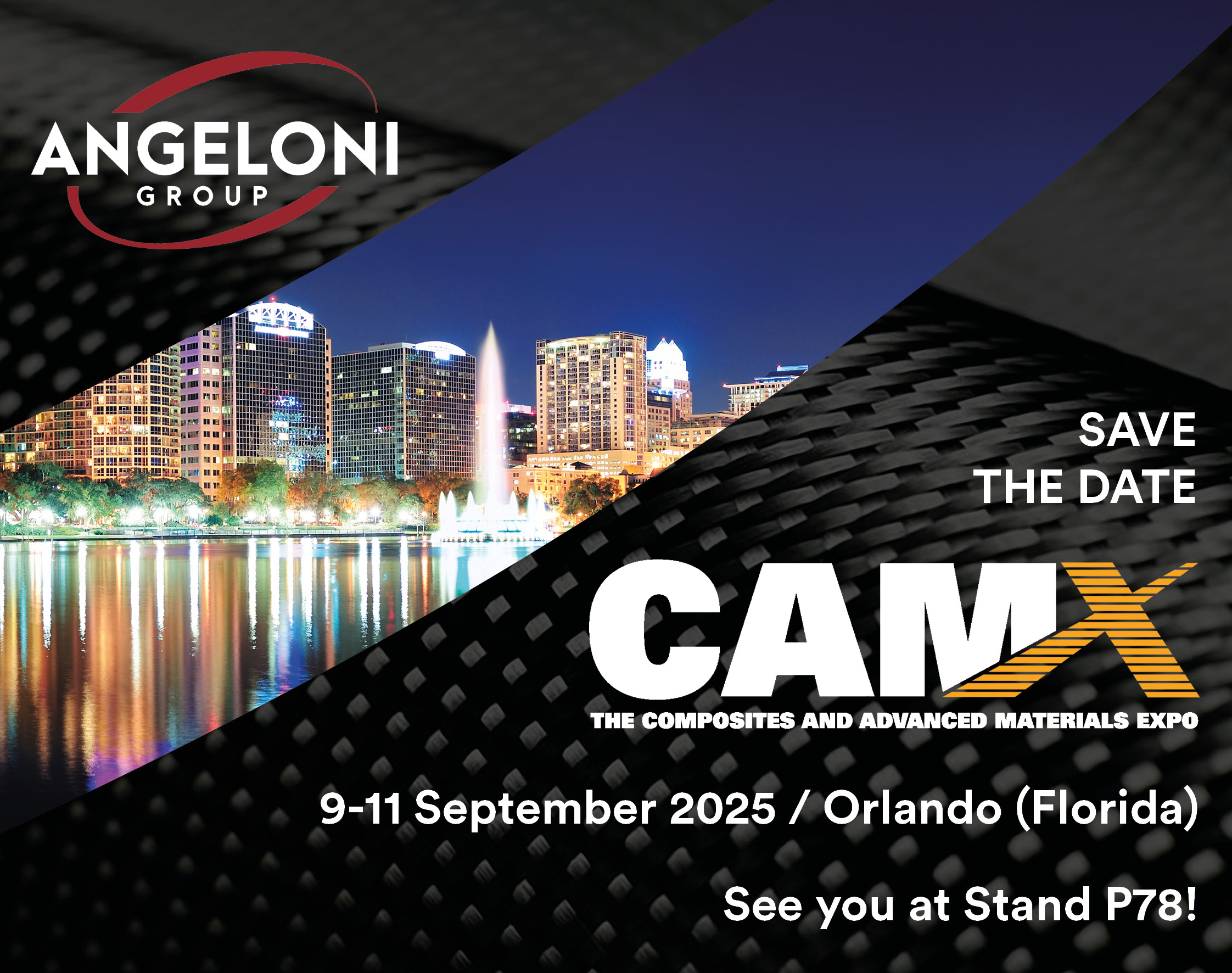 Al momento stai visualizzando Angeloni Group a CAMX 2025